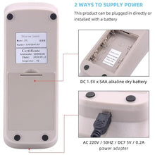 Wsexyy Digital Chlorine & PH Tester, 0-5.00mg/L Residual Chlorine Detector, 10 Data Storage, with Suitcase, for Swimming Pool, Spa Center