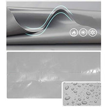 Tarpaulin Waterproof Fire/Moisture Proof Trailer Cover Metal Eyelet Outdoor Garden Furniture Cover, 42 Sizes (Color : White, Size : 6x12m)
