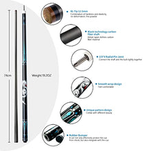 KONLLEN Carbon Fiber Pool Cue Stick Dragon Professional (Full Carbon Technology Low Deflection Billiard) KL-10BF