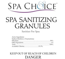 SpaChoice 2-lbs 12-Pk Premium Spa Sanitizing Chlorine Granules for Hot Tub