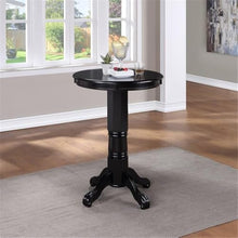 Home Square 3-Piece Pub Table Set with 2 Counter Stools Black