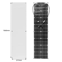MDYHY 50/100w Solar Battery Charger(40a/60a Controller), 2-in-1 Cable Solar Panel Kit, High Efficiency Solar Panel Kit, for Garage, Rv, Roof, Yacht, Boat,E