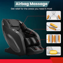PayLessHere Zero Gravity Massage Chair with Heating, Bluetooth, Foot Roller, and Air Massage System Black