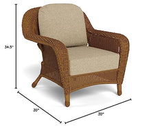 Tortuga Outdoor Sea Pines Wicker Chair and Ottoman Bundle Mojave