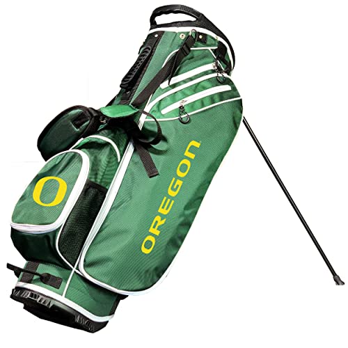Team Golf NCAA Oregon Birdie Stand Golf Bag Lightweight 14-Way Club Divider Insulated Cooler Pocket Multi Team Color
