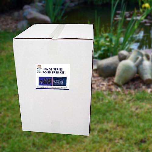 HALF OFF PONDS Savio Pond Free 4000 Waterfall Kit with MatrixBlox, 10' x 30' EPDM Liner and 4,000 GPH Pump Black