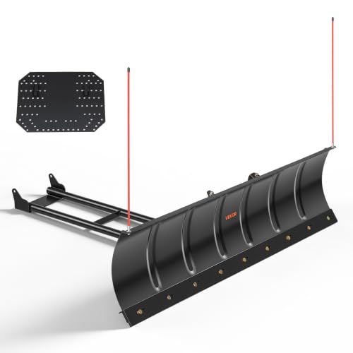 VEVOR Snow Plow Kit 60 in Universal Plow Attachment 3 Mount Options Black