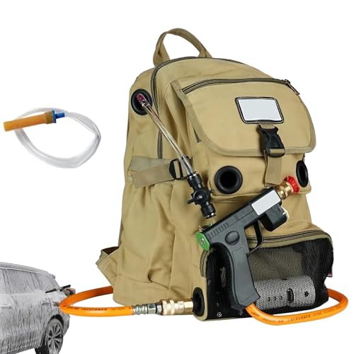Vdniduir Pressure Washer, 300W Portable Car Washing Machine,Deep Cleaning Tools,with Water Pipe/Two Flushing Modes, for Patio and Car Cleaning