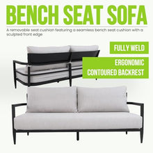 Hassyee Outdoor Conversation Set with Fully Weld Swivel Club Chairs and Marble-Inspired Sintered Stone Table for Poolside, Patio Furniture Set with Aluminum Frame for Lawn (6 PCS Set)