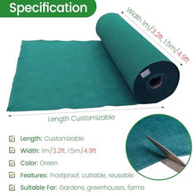 JYHHCYS Frost Cloths for Outdoor Plants Green, 2 5 10 20 100 M Length Frost Cloth Shrub Covers Tear and Abrasion Resistant, Reusable Cold Weather Plant Covers Large(1.5x100m/4.9x328ft)
