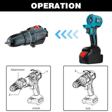 Wlikoci Cordless Power Tool Sets Hedge Trimmer Grass Shears Chain Saw Sabre Saw Jig Saw Electric Hammer Electric Drill Screwdriver Grinder Double Wrench Electric Hammer