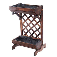 ZOCWJK Plant standPlant Shelf, Wooden Trellis, Flower Trough, Divider, Flower Shelf, Storage Shelf, Balcony, Flower Box, Plant Stand, Flower Pot Shelf, Flower Stand,