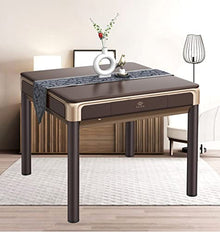 usamjtable Automatic Mahjong Table with Numbered Tiles Green