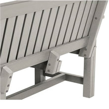 Sequoia Professional Commercial Grade Exeter Garden Bench, 4ft, Harbor Gray