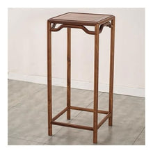 WOAITIANTIAN Vase Stand Chinese Style Black Walnut Bonsai Base, Living Room Floor Standing Wood Planter Stand