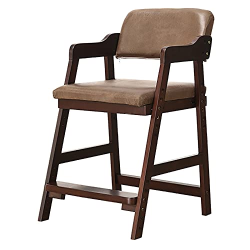 ZWLI Kids Study Chair with Arm Rest, 6 Height Adjustable, Grey