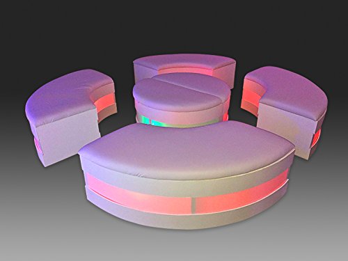 Shop Event Decor Glow Circular/Serpentine Lounge Set (6 Piece Set)