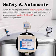 ARTSZY Water Pressure Tank Kit for Domestic Water/Irrigation, Large Capacity Well Tank for Basement Booster, Thickened Stainless Steel Pressure Tank(79.3Gal/300L)