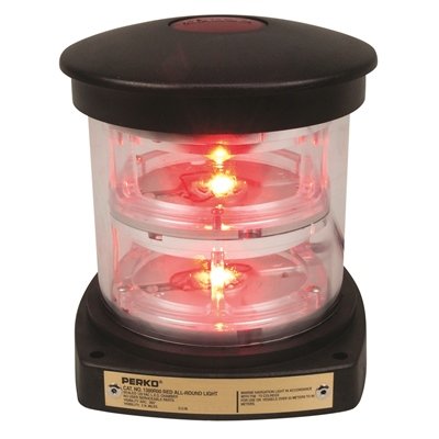 Perko 1380 G00 BLK LED All Round Light Green