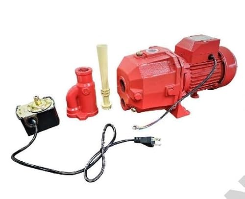 Universal Convertible Deep Well Jet Pump - Replacement Part #MA0462CJ-10, 1 HP 115/230V, Max 82ft Suction