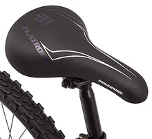 Mongoose Flatrock Womens Hardtail Mountain Bike 26-Inch Wheels 21 Speed Twist Shifters 16-Inch Lightweight Aluminum Frame Purple