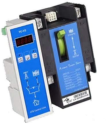 Transfer Switch TCS2P125-22M | 125 Amps (2 Pole) 50/60 HZ | UL Rated | Compact Design| Made in USA!