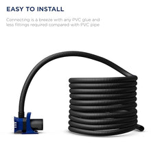 Alpine Corporation 100' PVC Ultra-Flex Hose 3" Inside Diameter Black