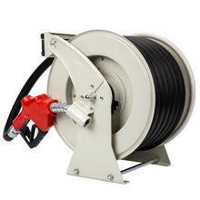 Fuel Hose Reel 1" x 50', Retractable Diesel Hose with Fueling Nozzle
