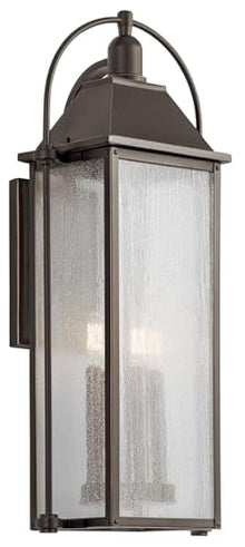 Kichler Four Light Outdoor Wall Mount Old Bronze