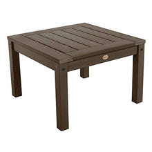 Highwood Lehigh 2 Rocking Chairs with Adirondack Side Table Weathered Acorn