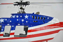 Flight Modal RC Helicopter 470 Bell ARF Stars and Stripes Kit