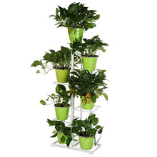 RWGOVLU Plant Stand 4/6 Layers Iron Shelf For Flower Stand Shelves Plant Stand Flower Pot Holders For Balcony Living Room Garden Outdoor Dekoration Indoor Plant Stands ( Color :