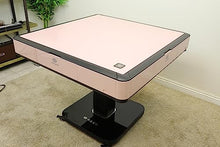 usamjtable Ultra-Thin Folding Automatic Mahjong Table Rose Pink