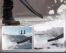 Snow ; High Power ; Industrial Hair Dryer; Winter Snow Removal Tool for Automobiles; Lightweight Blade Blower; (Lithium ion 16800, Two Batteries and one Charge)