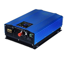 QQAMOGNNK 1200W Battery Discharge Grid Tie Inverter with Limiter,LCD Display Solar Panel Grid Tie Miscro Inverter (Color : 220-240v, Size : PV 55-90V Bat 48V)