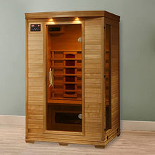 Blue Wave HeatWave BSA2406 2-Person Deluxe Ceramic Infrared Sauna, 1-2, Hemlock