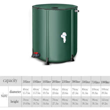 GPDJHRTI Rainwater Barrels, Foldable for Storage, Large Water Capacity, Strong Portability(Black,1000L)