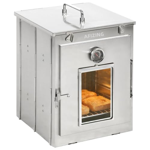 Foldable Camping Oven with 2-Tier Rack, 304 Stainless Steel for Outdoor Cooking, Camping, Picnic