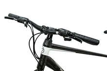 MOMODESIGN Hybrid Bike Shimano 21 Speeds with Disc Brake, 700C Anti-Puncture Wheels Gray