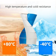 3KW Wind Turbine Generator Kit 12V 24v 48v 96v 120v Free Energy Windmill Vertical Axis Wind Turbine Generator + Intelligent Controller + 2*100W Solar Panel Home Three Phase Generator Maglev(120v)