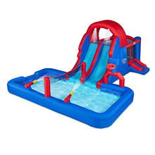 SUNNY & FUN Ultra All-Play Inflatable Water Slide Park Blue/Red