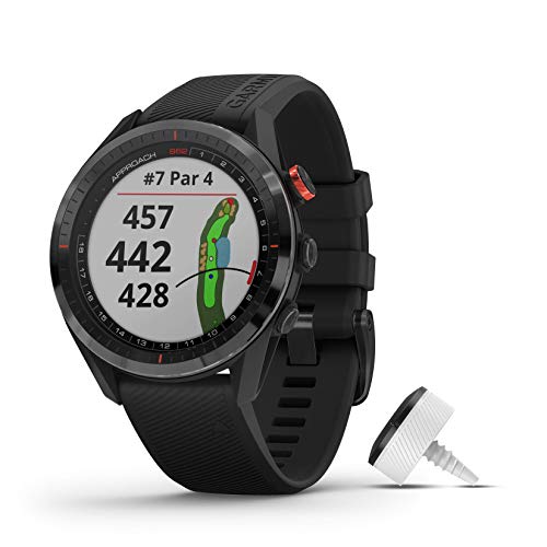 Garmin Approach S62 Golf GPS Watch Bundle Black