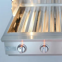 KoKoMo Grills 4 Burner Elite Built-In Gas Grill | 60,000 BTUs Stainless Steel BBQ Grill | Natural Gas Grill for Outdoor Kitchen Grilling, Barbecue, Garden, Patio, & Backyard | 32-Inch