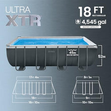 INTEX Ultra XTR 18ft x 9ft x 52in Above Ground Swimming Pool Set w/Pump