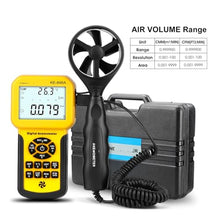 Wind Speed, with Backlight & Data Hold Anemometer HVAC Handheld Air Flow Meter(846A)