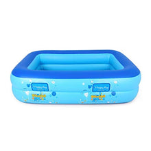 Inflatable Lounge Pool Thick Wear-Resistant Cold-Resistant PVC Material Suitable for Outdoor Garden Backyard Portable 180x140x45 cm Backyard Water Party