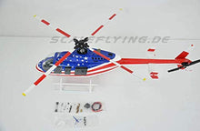 Flight Modal RC Helicopter 470 Bell ARF Stars and Stripes Kit