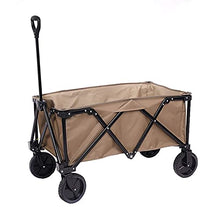 Folding Garden Beach Trolley Outdoor Utility Wagon Garden Trolley Carts Shopping Camping Cart