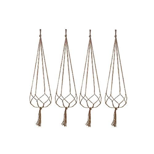 4 Decorative Ropes, Wall-Mounted Hanging Plant Potted Plant Hanging Baskets, Handmade Home Garden Balcony Decoration