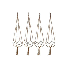 4 Decorative Ropes, Wall-Mounted Hanging Plant Potted Plant Hanging Baskets, Handmade Home Garden Balcony Decoration